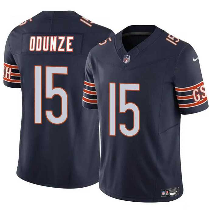 Men & Women & Youth Chicago Bears #15 Rome Odunze Navy 2024 Draft F.U.S.E. Vapor Football Stitched Jersey,We sell and wholesale Men & Women & Youth Chicago Bears #15 Rome Odunze Navy 2024 Draft F.U.S.E. Vapor Football Stitched Jersey on line form chian!